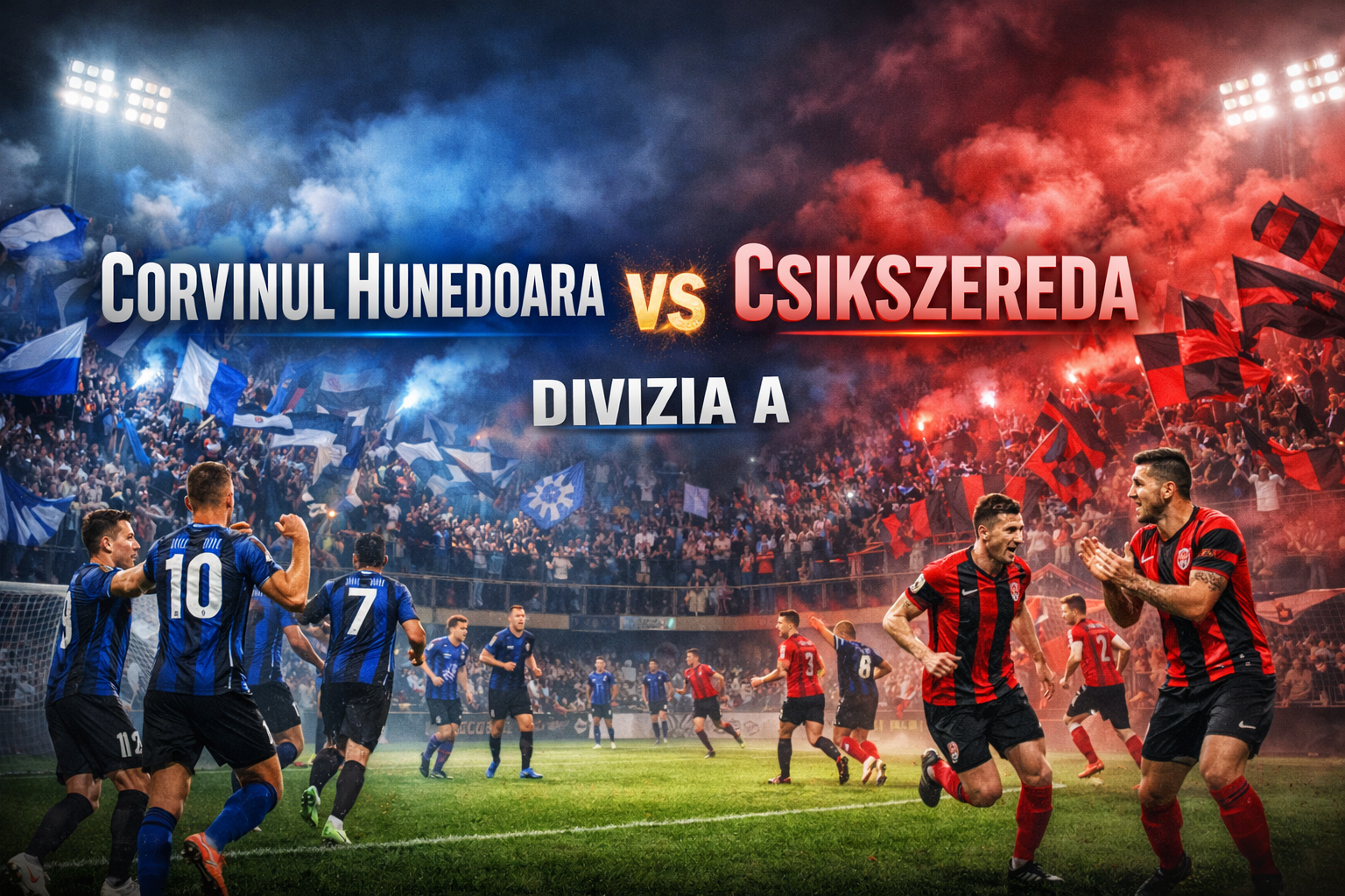 Corvinul Hunedoara vs Csikszereda malam ini menjadi agenda penting Divizia A di Jalalive