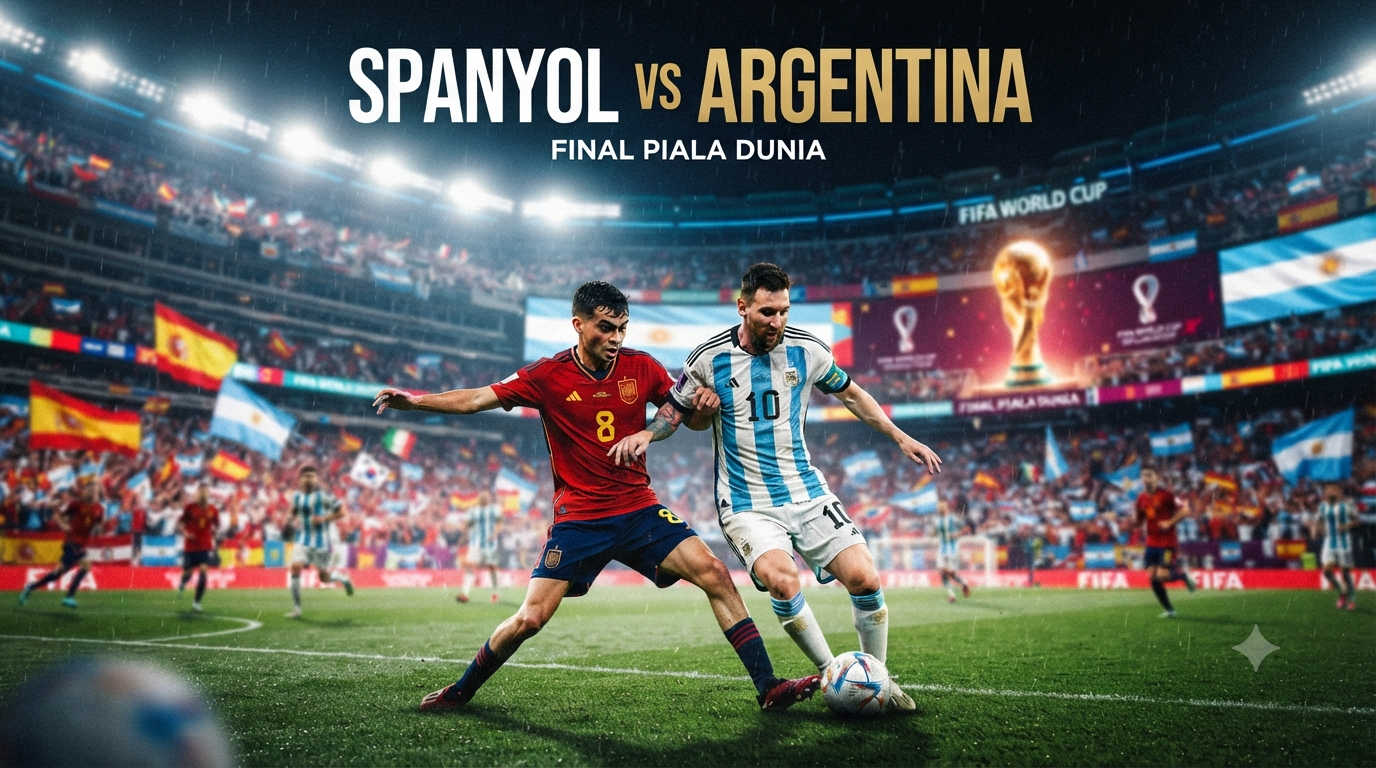 Final Piala Dunia 2026 Dini Hari Ini Pukul 02.00 WIB Spanyol vs Argentina Bersama Jalalive – Streaming Seru Pertarungan Dua Tim Terbaik Dunia