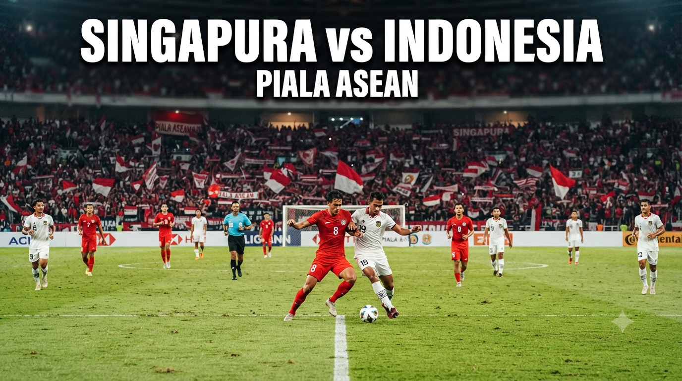 Score808 Streaming Singapura vs Indonesia Piala ASEAN Malam Ini Pukul 20.00 WIB Dengan Sajian Pertandingan Berkualitas