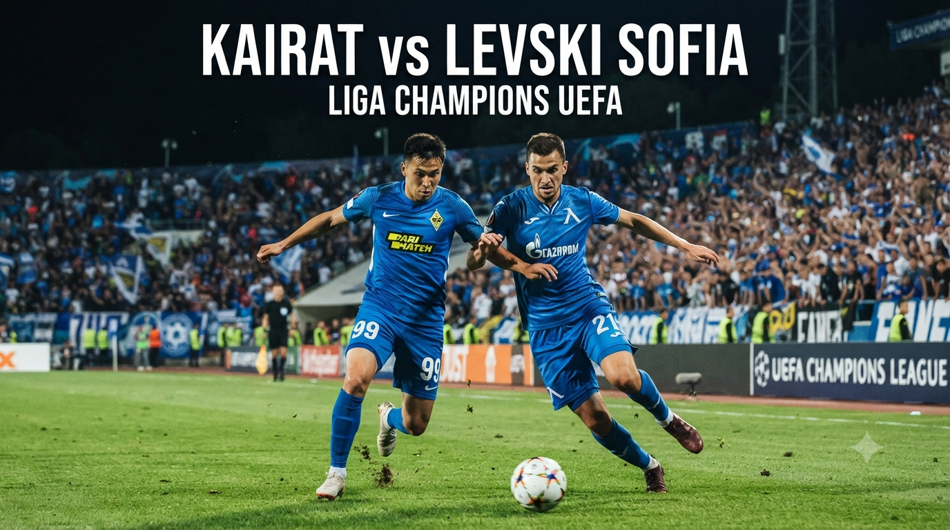 Streaming Kairat vs Levski Sofia Liga Champions UEFA Malam Ini Pukul 22.00 WIB Dengan Informasi Lengkap Score808